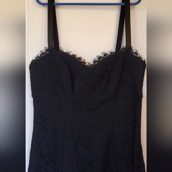 Ted Baker Black lace dress TB size 0 - Picture 2 of 9